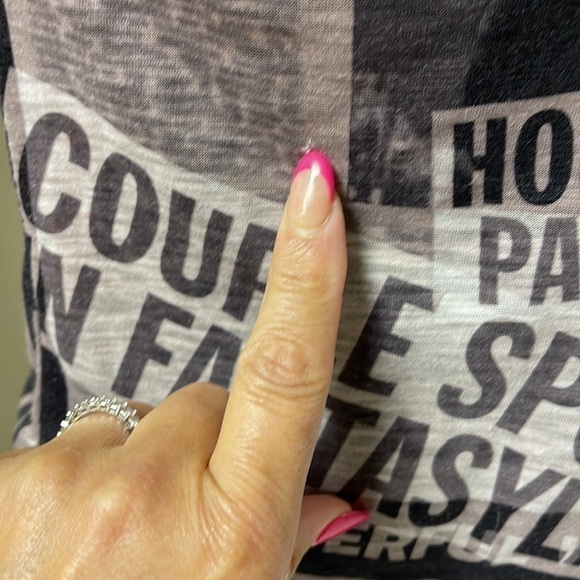 DISNEY Parks My True Love Mickey and Minnie Newspaper Print Shirt Women's - Picture 9 of 9